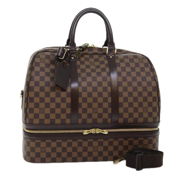 LOUIS VUITTON Damier Ebene Sac Sports Boston Bag SPO - Picture 1 of 16